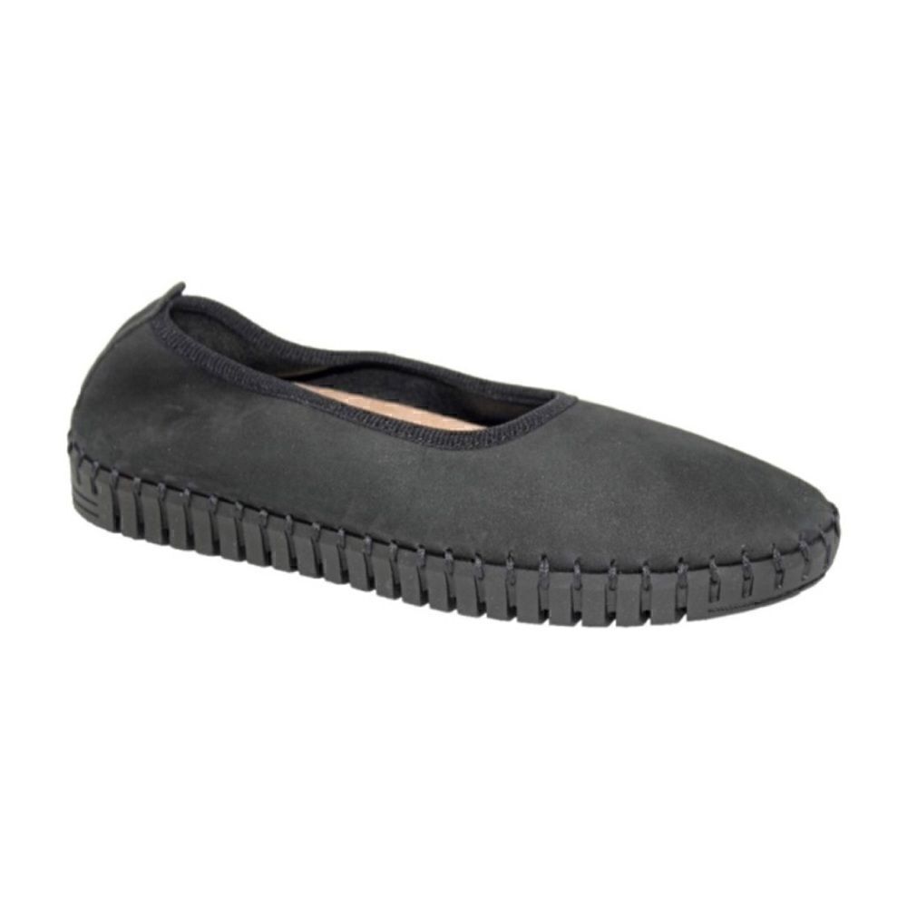 ERIC MICHAEL RAVEN NUBUK BLACK Sleep On Woman Shoes NWOB 41